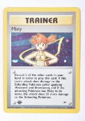 POKEMON - WOTC RARE FIRST EDITION MISTY HOLO CARD