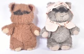STAR WARS - VINTAGE KENNER PLUSH EWOK TOYS
