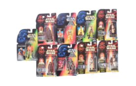 STAR WARS - COLLECTION OF CARDED MOC ACTION FIGURES