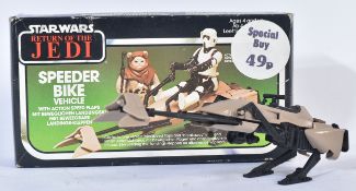 STAR WARS - ORIGINAL VINTAGE PALITOY SPEEDER BIKE PLAYSET