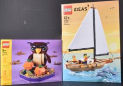 GO SETS - SAILBOAT ADVENTURE 40487 & HALLOWEEN OWL 40497