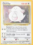 POKEMON - WOTC BASE SET CHANSEY CARD