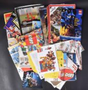 LEGO INSTRUCTION MANUALS AND MAGAZINE