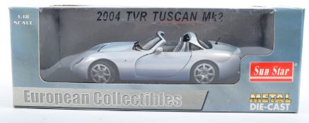 SUN STAR 1/18 SCALE METAL DIECAST MODEL CAR
