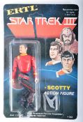 VINTAGE ERTL STAR TREK III SCOTTY ACTION FIGURE
