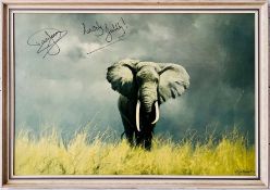 ONLY FOOLS & HORSES - DAVID SHEPHERD 'WISE OLD ELEPHANT' DAVID JASON SIGNED PRINT