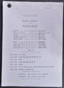 THE GOODIES (BBC 1970-1982) – ORIGINAL CAMERA SCRIPT