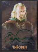 COLLECTION OF BERNARD HILL - LORD OF THE RINGS - TOPPS CARD