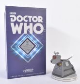 DOCTOR WHO - JOHN LEESON (K9) - AUTOGRAPHED ROBERT HARROP FIGURE
