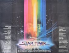 STAR TREK THE MOTION PICTURE (1979) - ORIGINAL BRITISH QUAD POSTER