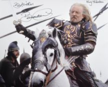 COLLECTION OF BERNARD HILL - LORD OF THE RINGS - AUTOGRAPHED 8X10