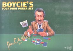 ESTATE OF JOHN CHALLIS - SIGNED FOUR KING POKER SET