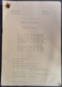 THE GOODIES (BBC 1970-1982) – ORIGINAL CAMERA SCRIPT