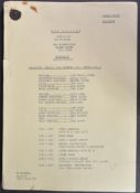 THE GOODIES (BBC 1970-1982) – ORIGINAL CAMERA SCRIPT