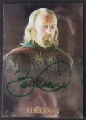 COLLECTION OF BERNARD HILL - LORD OF THE RINGS - TOPPS CARD