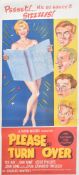 PLEASE TURN OVER (1959) - AUSTRALIAN DAYBILL CINEMA POSTER