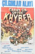 CARRY ON UP THE KHYBER (1968) - ORIGINAL TURKISH ONE SHEET POSTER
