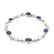 ART DECO SAPPHIRE & DIAMOND BRACELET