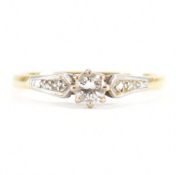 18CT GOLD & DIAMOND ENGAGEMENT RING