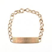9CT GOLD BELCHER LINK NAME BRACELET
