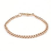VINTAGE 9CT GOLD POCKET WATCH CHAIN BRACELET