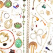 COLLECTION OF ASSORTED VINTAGE & LATER COSTUME JEWELLERY