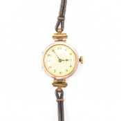 HALLMARKED 9CT GOLD WRIST WATCH