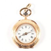 18CT GOLD FOB WATCH