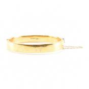 HALLMARKED 9CT GOLD BANGLE BRACELET