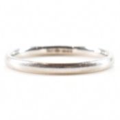 HALLMARKED PLATINUM WEDDING BAND RING