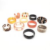 COLLECTION OF VINTAGE BANGLE BRACELETS