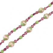VINTAGE MURANO GLASS BEADED NECKLACE