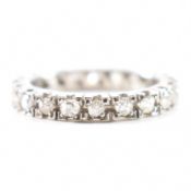 WHITE GOLD & DIAMOND ETERNITY RING