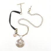 VICTORIAN HALLMARKED SILVER POCKET WATCH & CHAIN