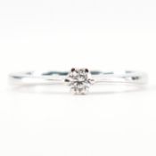 HALLMARKED 9CT GOLD CZ SOLITAIRE RING