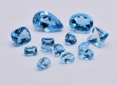 SELECTION OF VARI CUT LOOSE TOPAZ GEMSTONES