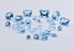 SELECTION OF VARI CUT LOOSE TOPAZ GEMSTONES