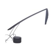 PAF STUDIO - DOVE ITALIAN MODERNIST JET BLACK DESK LAMP