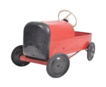 VINTAGE MID CENTURY CHILDREN'S HOT ROD TYPE PEDAL CAR