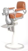 MID CENTURY 1950s CHILDRENS BARBER SHOP CHAIR