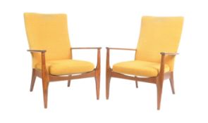 BRITISH MODERN DESIGN - PAIR OF PARKER KNOLL PK ARMCHAIRS