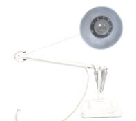 HERBERT TERRY - MIDCENTURY CREAM ANGLEPOISE DESK LAMP