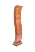 JONES OF CHELSEA - 20TH CENTURY BURR AMBOYNA VENEER SCULPTURE