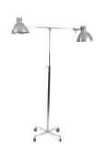 20TH CENTURY INDUSTRIAL TWIN ARM LAMP LIGHT