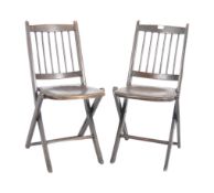 MICHAEL THONET - MATCHING PAIR OF BENTWOOD FOLDING CHAIRS