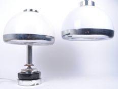 RETRO 1970s GUZZINI MANNER LAMP AND RISE & FALL CEILING