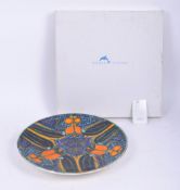 TONY MORRIS FOR POOLE POTTERY - LARGE CHARGE PLATE