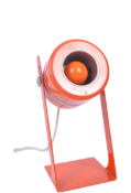 FLP 1970's ORANGE EYEBALL TABLE LAMP
