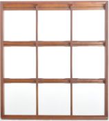 RETRO VINTAGE TEAK WOOD WALL MIRROR