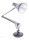 HERBERT TERRY - MID CENTURY BLACK ANGLEPOISE DESK LAMP